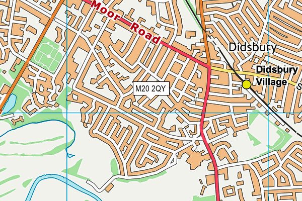 M20 2QY map - OS VectorMap District (Ordnance Survey) M20 2QY map - OS VectorMap District (Ordnance Survey)