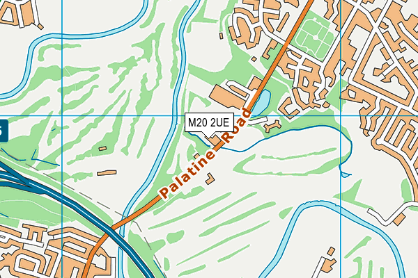M20 2UE map - OS VectorMap District (Ordnance Survey) M20 2UE map - OS VectorMap District (Ordnance Survey)