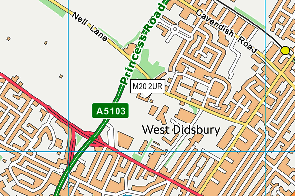M20 2UR map - OS VectorMap District (Ordnance Survey) M20 2UR map - OS VectorMap District (Ordnance Survey)