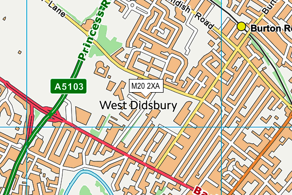 M20 2XA map - OS VectorMap District (Ordnance Survey) M20 2XA map - OS VectorMap District (Ordnance Survey)