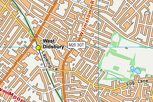 M20 3GT map - OS VectorMap District (Ordnance Survey) M20 3GT map - OS VectorMap District (Ordnance Survey)