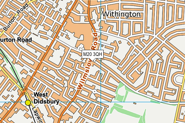 M20 3QH map - OS VectorMap District (Ordnance Survey) M20 3QH map - OS VectorMap District (Ordnance Survey)