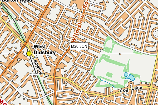 M20 3QN map - OS VectorMap District (Ordnance Survey) M20 3QN map - OS VectorMap District (Ordnance Survey)