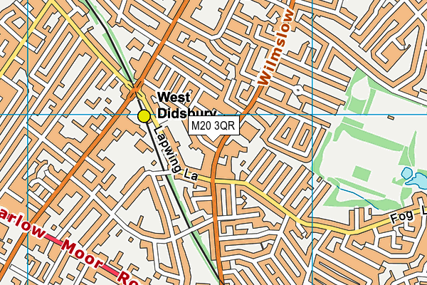 M20 3QR map - OS VectorMap District (Ordnance Survey) M20 3QR map - OS VectorMap District (Ordnance Survey)