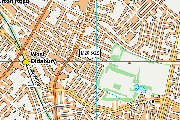 M20 3QZ map - OS VectorMap District (Ordnance Survey) M20 3QZ map - OS VectorMap District (Ordnance Survey)