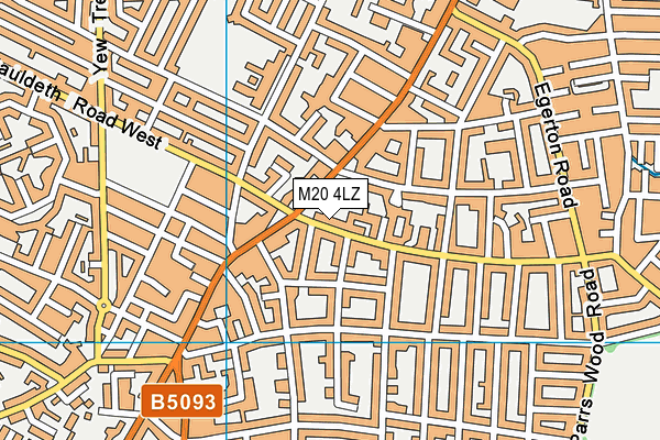 M20 4LZ map - OS VectorMap District (Ordnance Survey) M20 4LZ map - OS VectorMap District (Ordnance Survey)