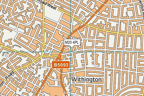 M20 4PL map - OS VectorMap District (Ordnance Survey) M20 4PL map - OS VectorMap District (Ordnance Survey)