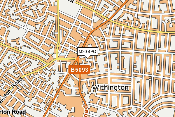 M20 4PQ map - OS VectorMap District (Ordnance Survey) M20 4PQ map - OS VectorMap District (Ordnance Survey)