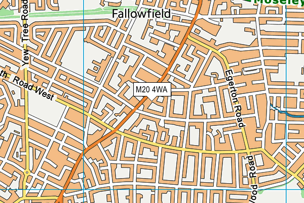 M20 4WA map - OS VectorMap District (Ordnance Survey) M20 4WA map - OS VectorMap District (Ordnance Survey)