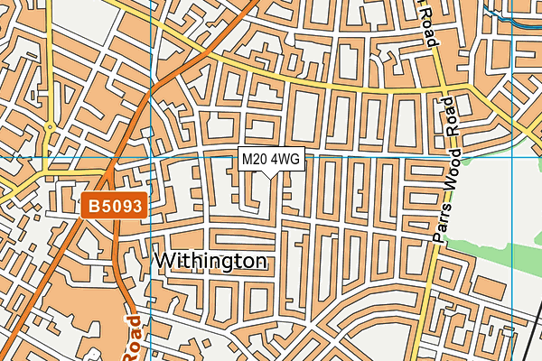 M20 4WG map - OS VectorMap District (Ordnance Survey) M20 4WG map - OS VectorMap District (Ordnance Survey)