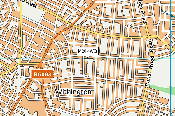 M20 4WQ map - OS VectorMap District (Ordnance Survey) M20 4WQ map - OS VectorMap District (Ordnance Survey)