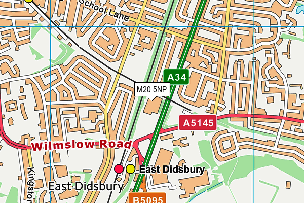 M20 5NP map - OS VectorMap District (Ordnance Survey) M20 5NP map - OS VectorMap District (Ordnance Survey)