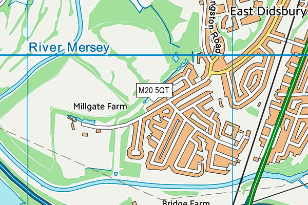 M20 5QT map - OS VectorMap District (Ordnance Survey) M20 5QT map - OS VectorMap District (Ordnance Survey)