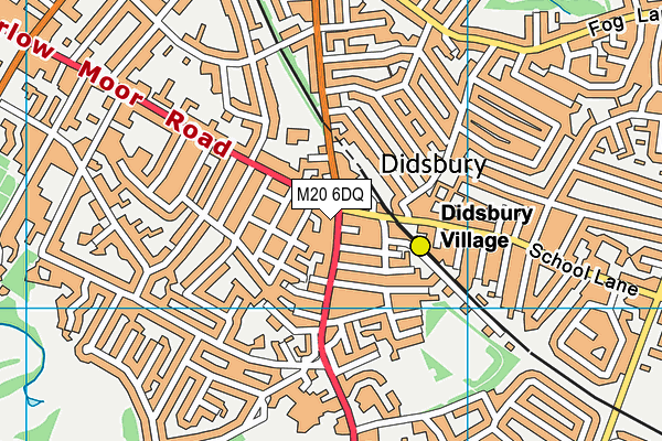 M20 6DQ map - OS VectorMap District (Ordnance Survey) M20 6DQ map - OS VectorMap District (Ordnance Survey)