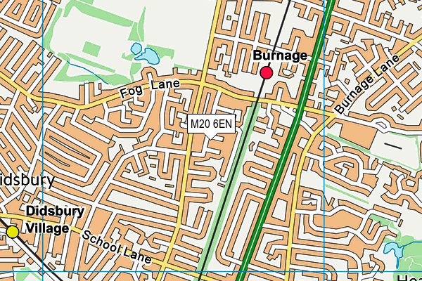 M20 6EN map - OS VectorMap District (Ordnance Survey) M20 6EN map - OS VectorMap District (Ordnance Survey)