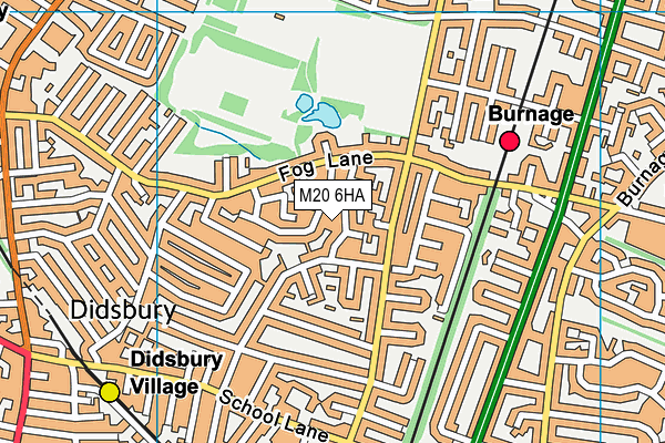 M20 6HA map - OS VectorMap District (Ordnance Survey) M20 6HA map - OS VectorMap District (Ordnance Survey)