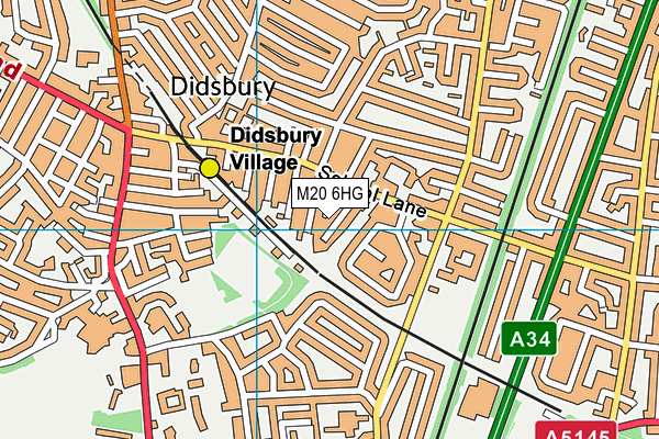 M20 6HG map - OS VectorMap District (Ordnance Survey) M20 6HG map - OS VectorMap District (Ordnance Survey)