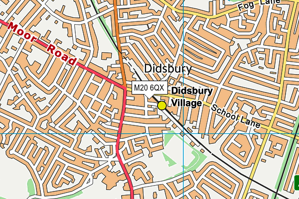 M20 6QX map - OS VectorMap District (Ordnance Survey) M20 6QX map - OS VectorMap District (Ordnance Survey)