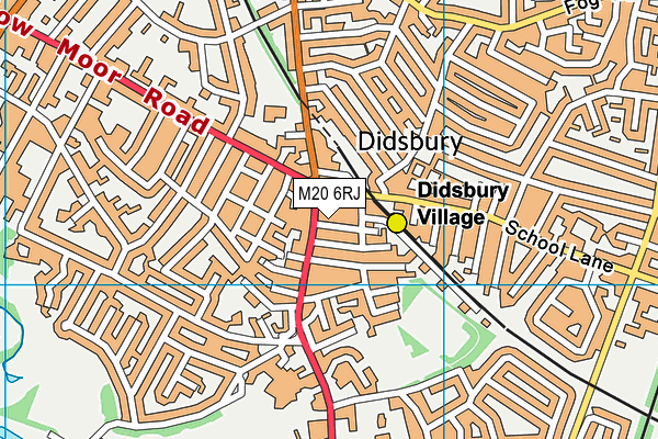 M20 6RJ map - OS VectorMap District (Ordnance Survey) M20 6RJ map - OS VectorMap District (Ordnance Survey)