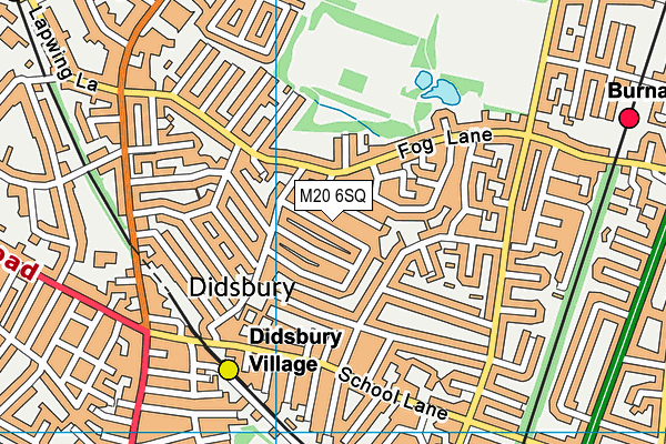 M20 6SQ map - OS VectorMap District (Ordnance Survey) M20 6SQ map - OS VectorMap District (Ordnance Survey)