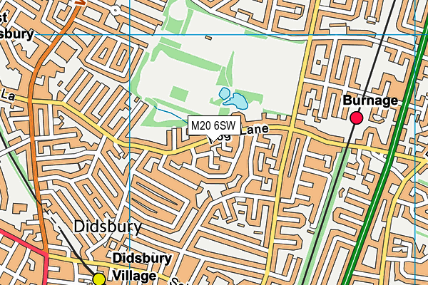 M20 6SW map - OS VectorMap District (Ordnance Survey) M20 6SW map - OS VectorMap District (Ordnance Survey)