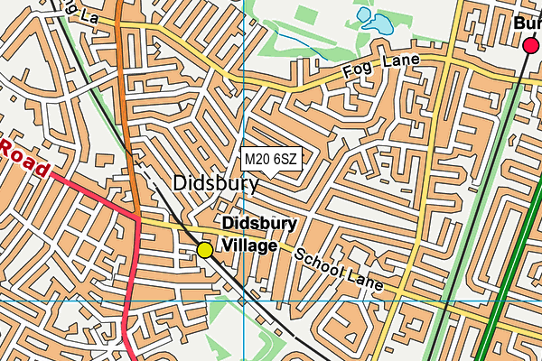 M20 6SZ map - OS VectorMap District (Ordnance Survey) M20 6SZ map - OS VectorMap District (Ordnance Survey)