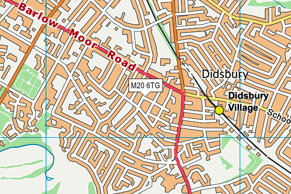 M20 6TG map - OS VectorMap District (Ordnance Survey) M20 6TG map - OS VectorMap District (Ordnance Survey)