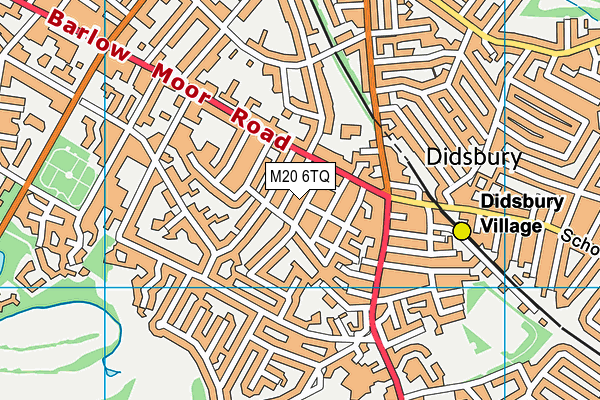 M20 6TQ map - OS VectorMap District (Ordnance Survey) M20 6TQ map - OS VectorMap District (Ordnance Survey)