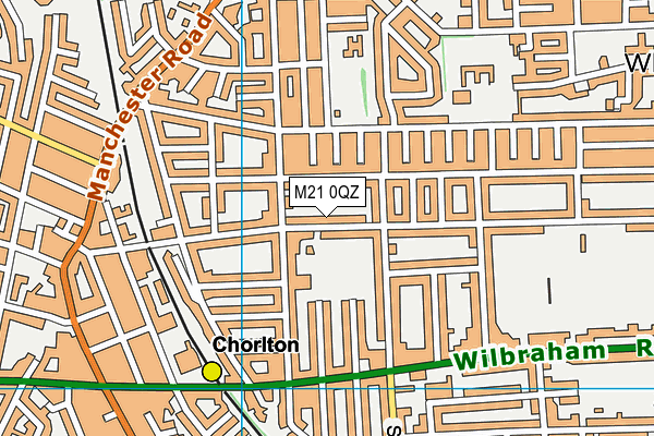 M21 0QZ map - OS VectorMap District (Ordnance Survey) M21 0QZ map - OS VectorMap District (Ordnance Survey)