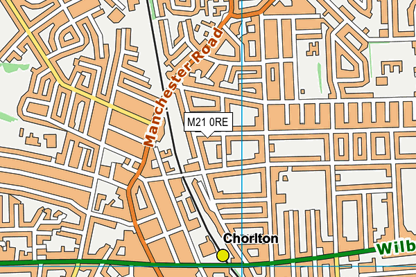 M21 0RE map - OS VectorMap District (Ordnance Survey) M21 0RE map - OS VectorMap District (Ordnance Survey)