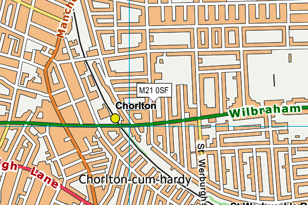 M21 0SF map - OS VectorMap District (Ordnance Survey) M21 0SF map - OS VectorMap District (Ordnance Survey)