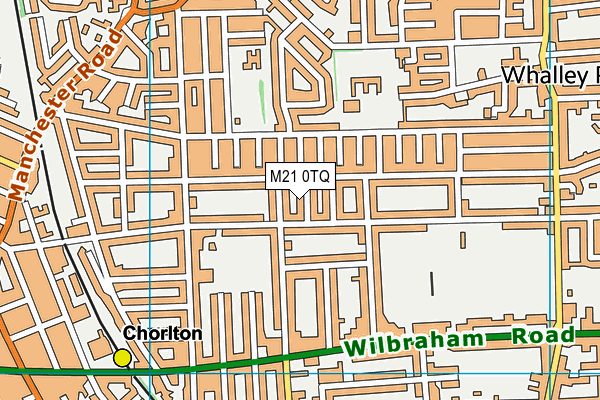 M21 0TQ map - OS VectorMap District (Ordnance Survey) M21 0TQ map - OS VectorMap District (Ordnance Survey)