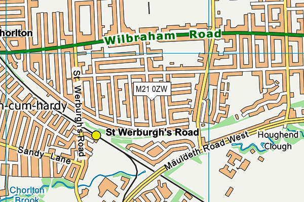 M21 0ZW map - OS VectorMap District (Ordnance Survey) M21 0ZW map - OS VectorMap District (Ordnance Survey)