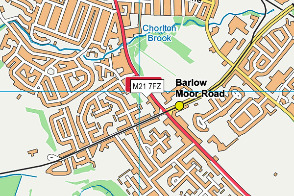 M21 7FZ map - OS VectorMap District (Ordnance Survey) M21 7FZ map - OS VectorMap District (Ordnance Survey)