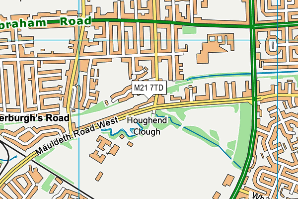 M21 7TD map - OS VectorMap District (Ordnance Survey) M21 7TD map - OS VectorMap District (Ordnance Survey)