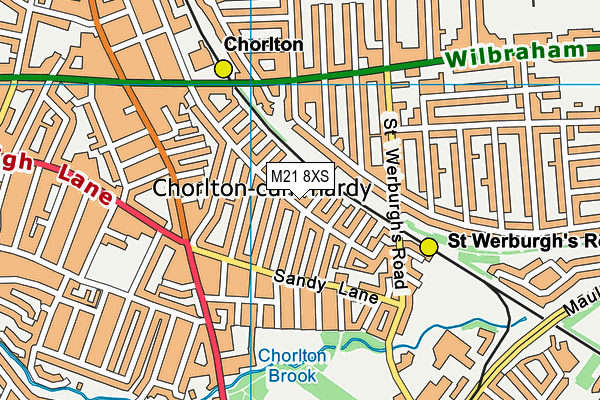 M21 8XS map - OS VectorMap District (Ordnance Survey) M21 8XS map - OS VectorMap District (Ordnance Survey)