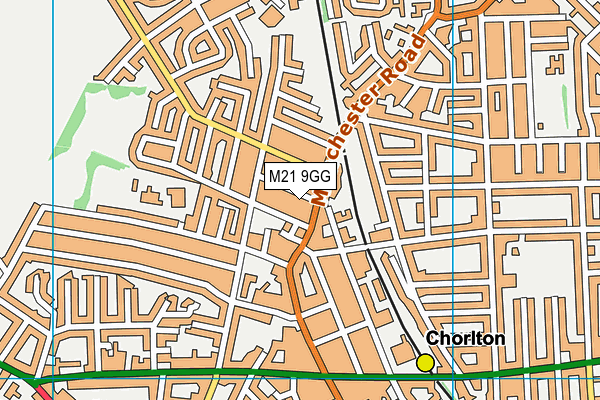 M21 9GG map - OS VectorMap District (Ordnance Survey) M21 9GG map - OS VectorMap District (Ordnance Survey)