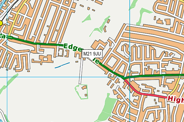 M21 9JU map - OS VectorMap District (Ordnance Survey) M21 9JU map - OS VectorMap District (Ordnance Survey)