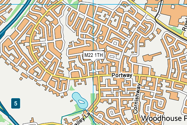 M22 1TH map - OS VectorMap District (Ordnance Survey) M22 1TH map - OS VectorMap District (Ordnance Survey)