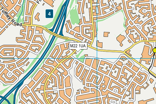 M22 1UA map - OS VectorMap District (Ordnance Survey) M22 1UA map - OS VectorMap District (Ordnance Survey)