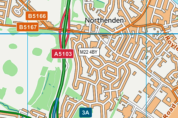 M22 4BY map - OS VectorMap District (Ordnance Survey) M22 4BY map - OS VectorMap District (Ordnance Survey)