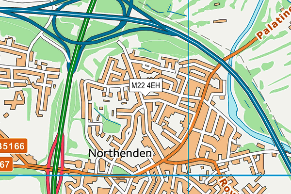 M22 4EH map - OS VectorMap District (Ordnance Survey) M22 4EH map - OS VectorMap District (Ordnance Survey)