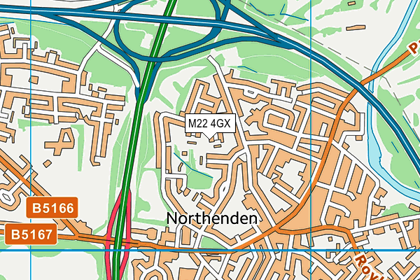 M22 4GX map - OS VectorMap District (Ordnance Survey) M22 4GX map - OS VectorMap District (Ordnance Survey)