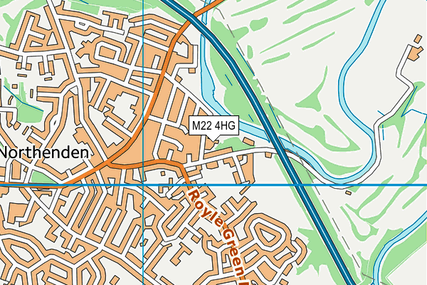 M22 4HG map - OS VectorMap District (Ordnance Survey) M22 4HG map - OS VectorMap District (Ordnance Survey)