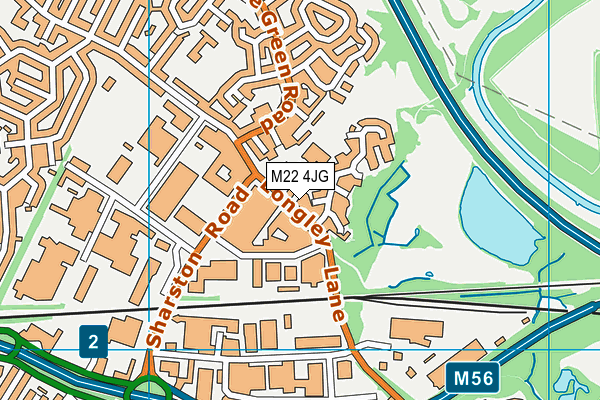 M22 4JG map - OS VectorMap District (Ordnance Survey) M22 4JG map - OS VectorMap District (Ordnance Survey)