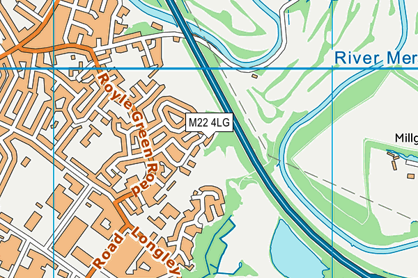 M22 4LG map - OS VectorMap District (Ordnance Survey) M22 4LG map - OS VectorMap District (Ordnance Survey)