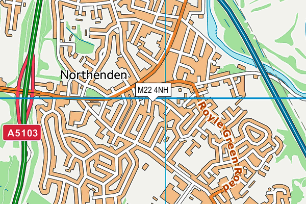 M22 4NH map - OS VectorMap District (Ordnance Survey) M22 4NH map - OS VectorMap District (Ordnance Survey)