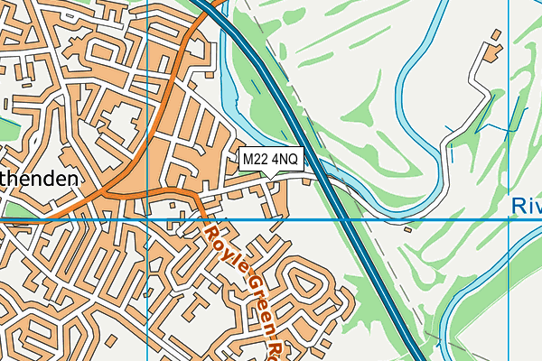 M22 4NQ map - OS VectorMap District (Ordnance Survey) M22 4NQ map - OS VectorMap District (Ordnance Survey)