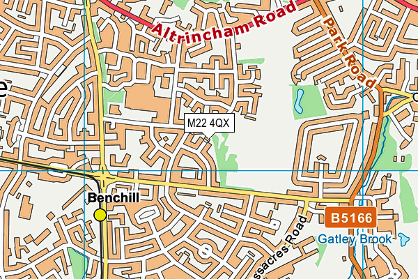 M22 4QX map - OS VectorMap District (Ordnance Survey) M22 4QX map - OS VectorMap District (Ordnance Survey)