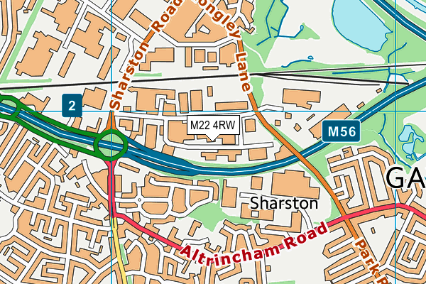 M22 4RW map - OS VectorMap District (Ordnance Survey) M22 4RW map - OS VectorMap District (Ordnance Survey)
